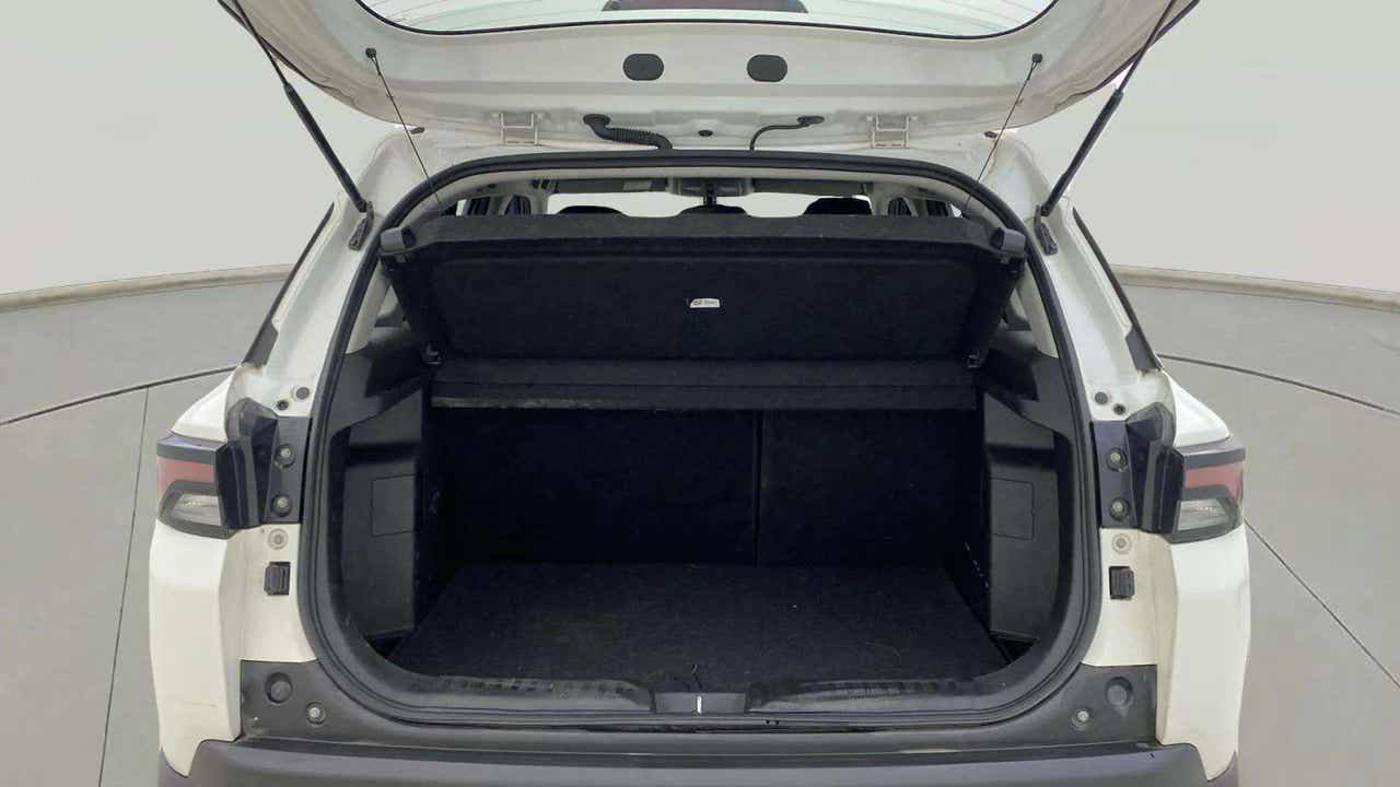 Boot space view of a Maruti Suzuki Brezza