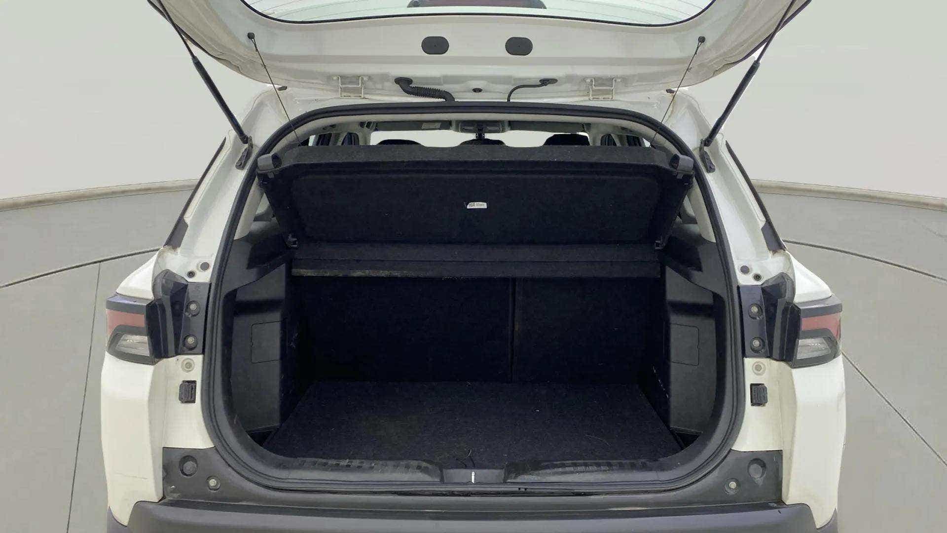 Boot space view of a Maruti Suzuki Brezza