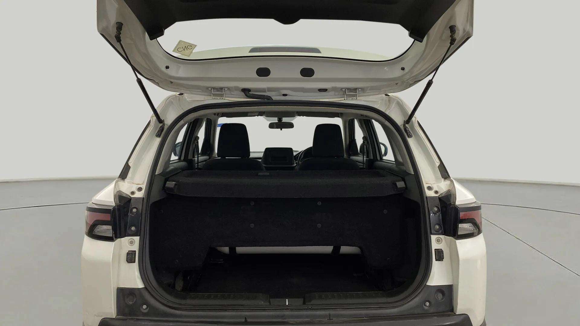 Boot space view of a Maruti Suzuki Brezza