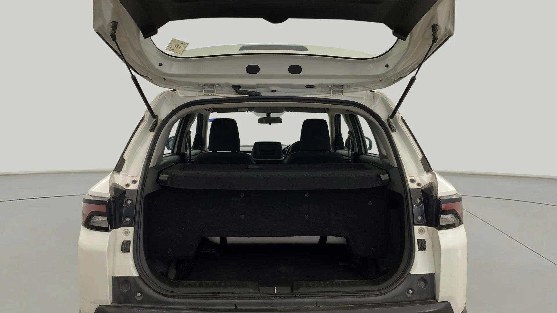 Boot space view of a Maruti Suzuki Brezza