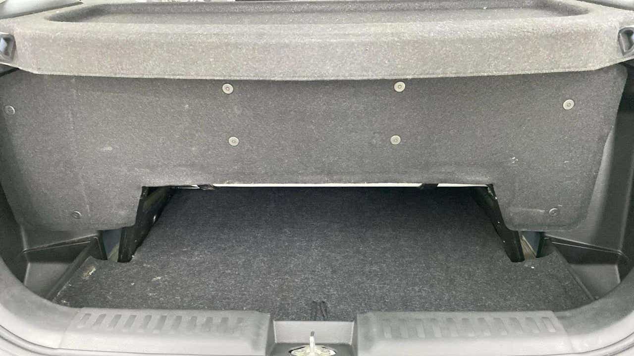 Boot space view of a Maruti Suzuki Brezza