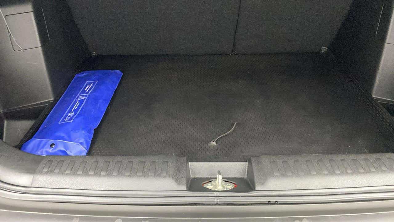 Boot space of a Maruti Suzuki Brezza