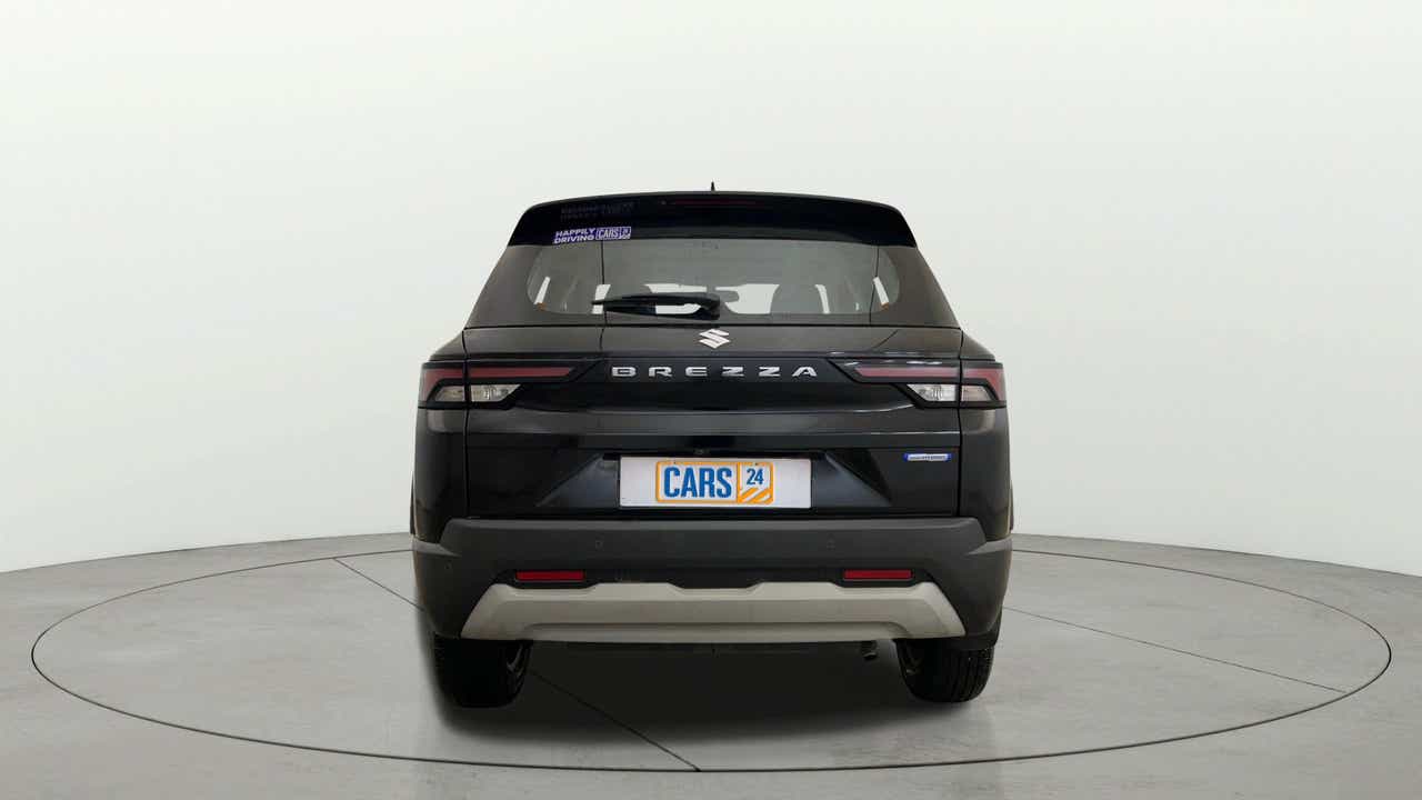 Rear view of a Maruti Suzuki Brezza