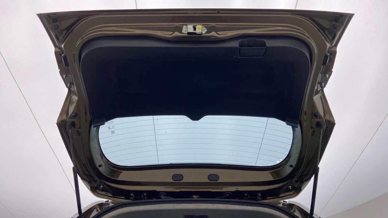 Boot lid interior view of a Maruti Suzuki Brezza