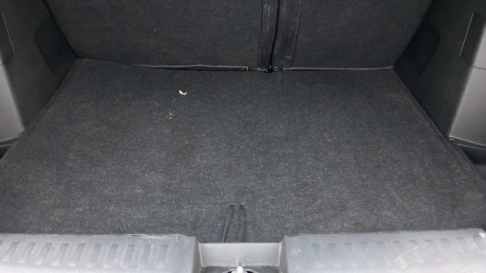 Boot space area of a Maruti Suzuki Brezza