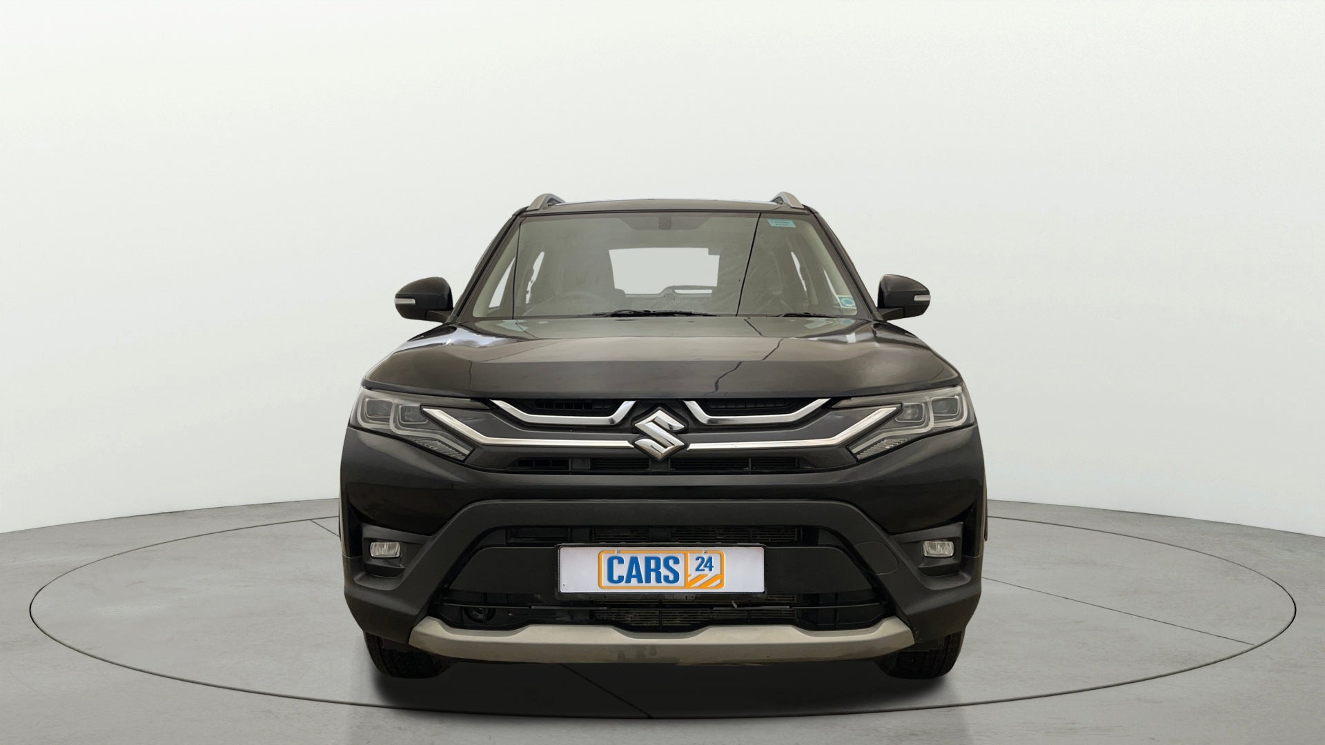 Front view of a Maruti Suzuki Brezza