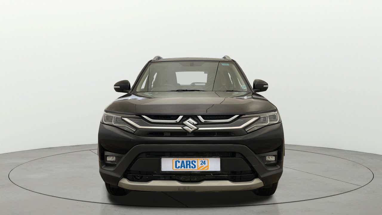 Front view of a Maruti Suzuki Brezza