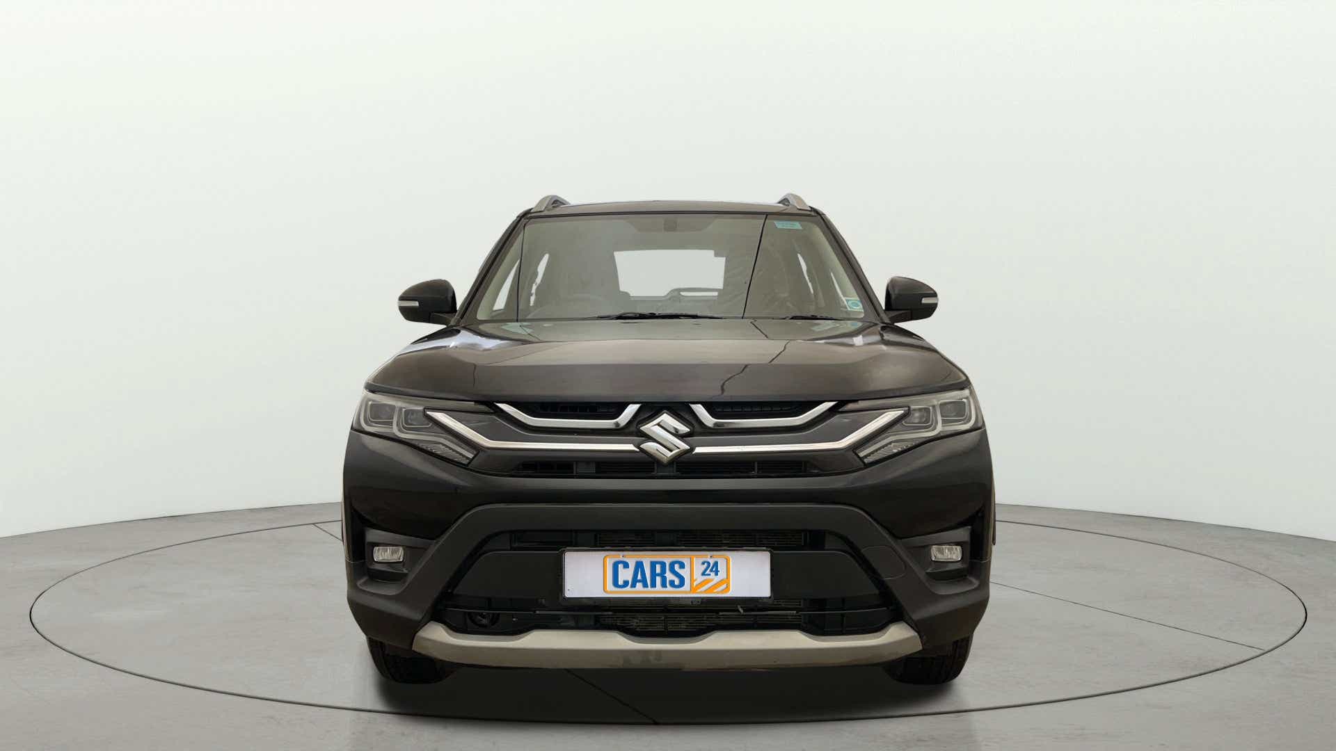 Front view of a Maruti Suzuki Brezza