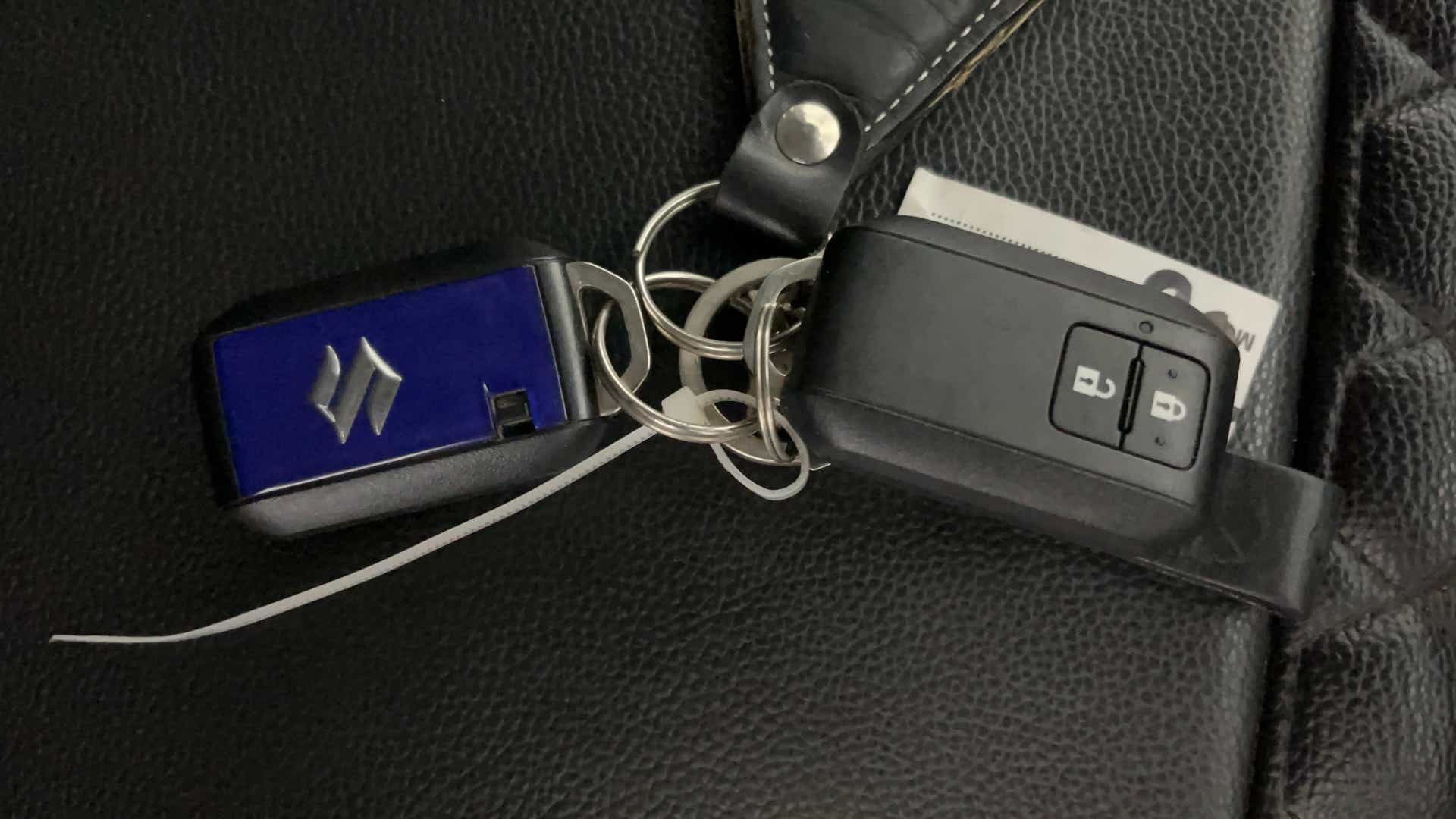 Car key fob of a Maruti Suzuki Brezza