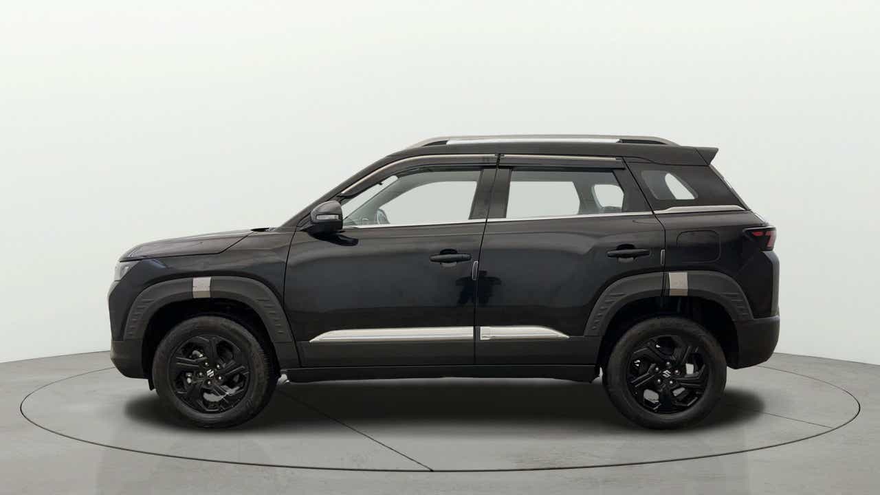 Side view of a Maruti Suzuki Brezza