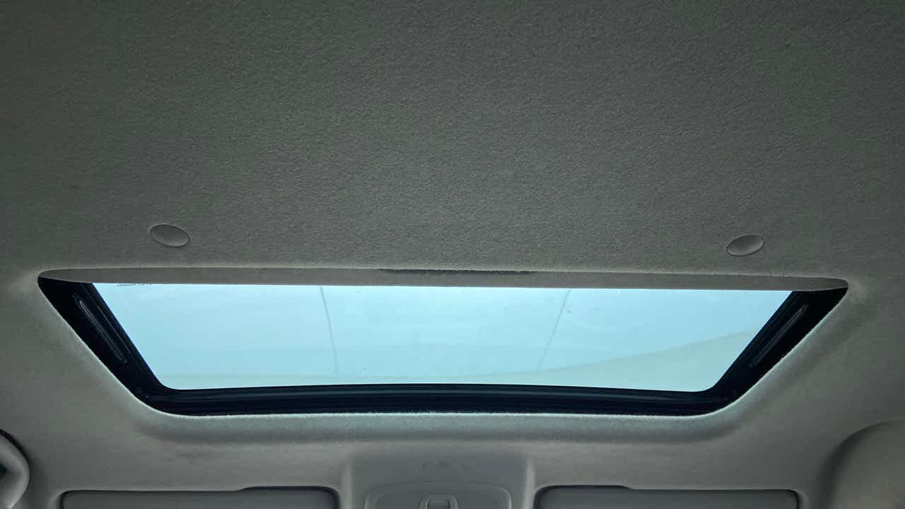 Sunroof interior view of a Maruti Suzuki Brezza