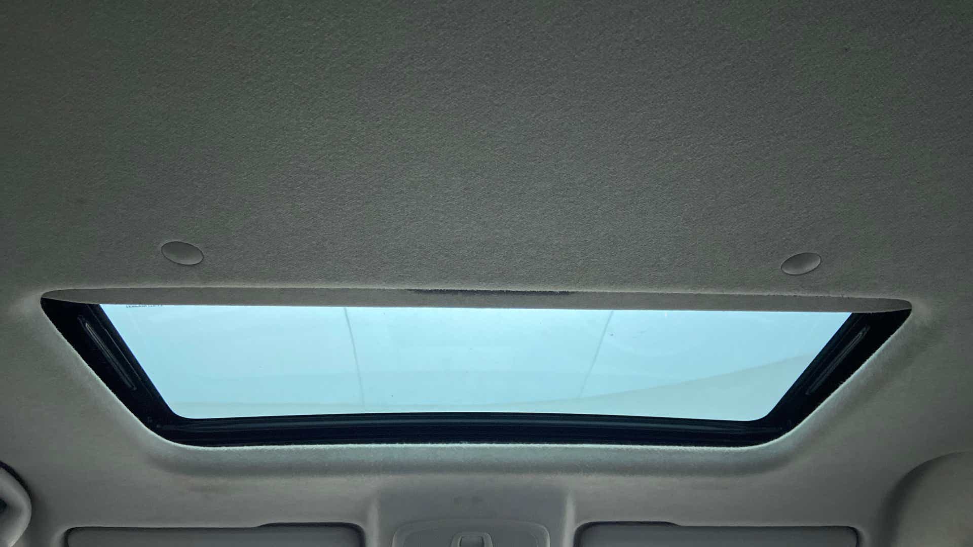 Sunroof interior view of a Maruti Suzuki Brezza