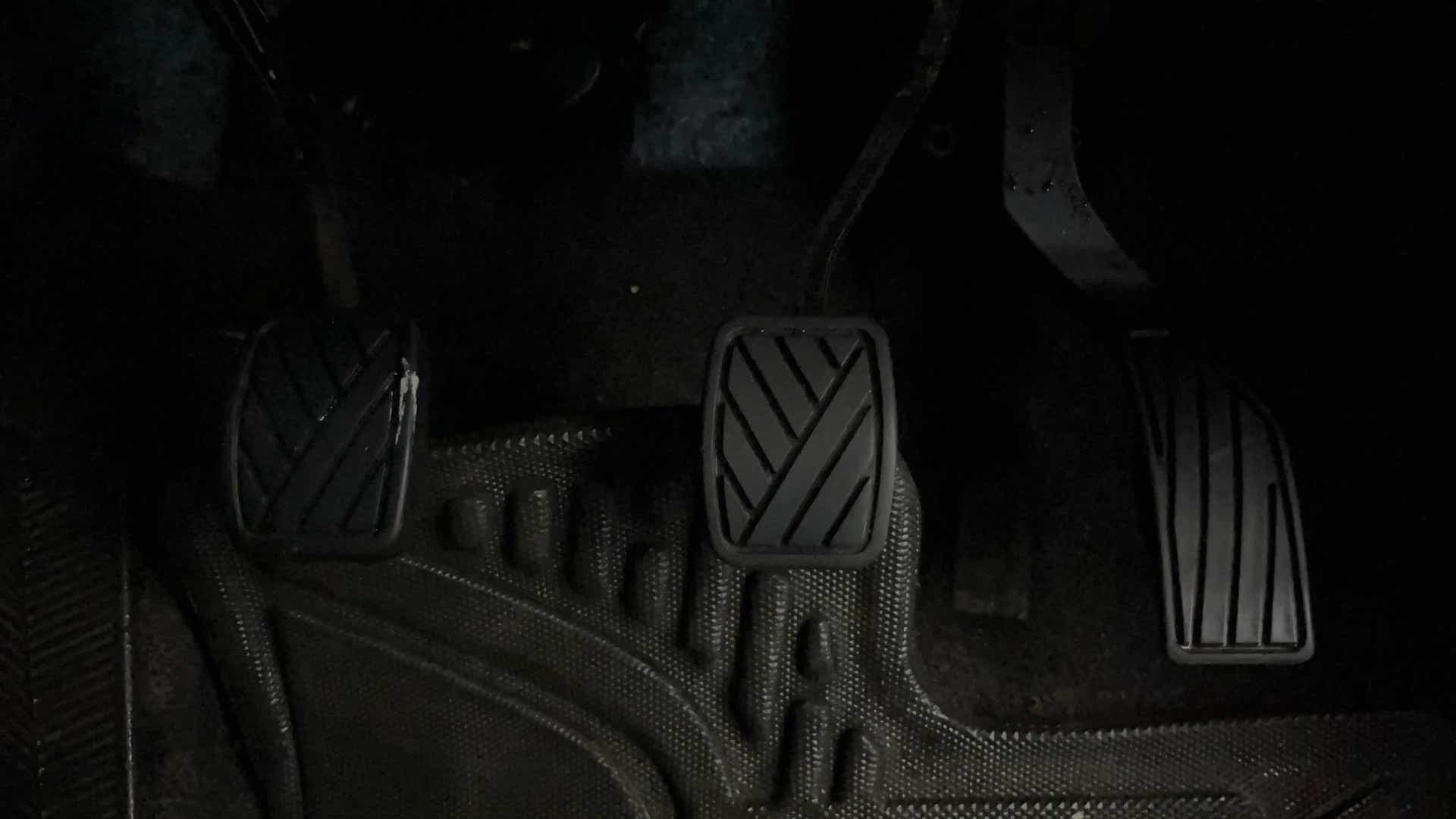 Pedal area of a Maruti Suzuki Brezza