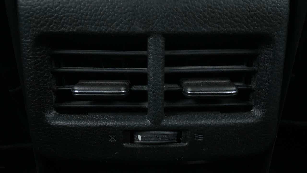 Close-up of rear air conditioning vent of a Maruti Suzuki Brezza