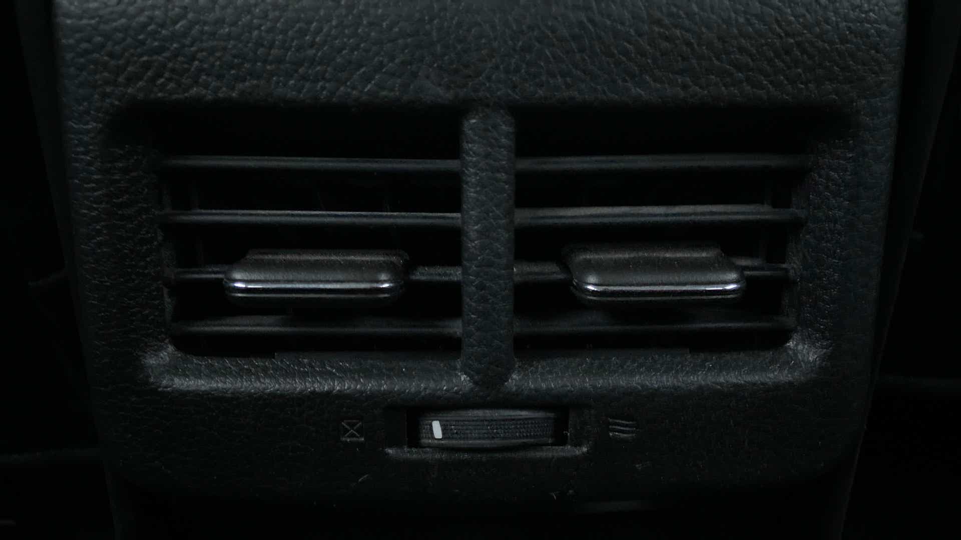 Close-up of rear air conditioning vent of a Maruti Suzuki Brezza
