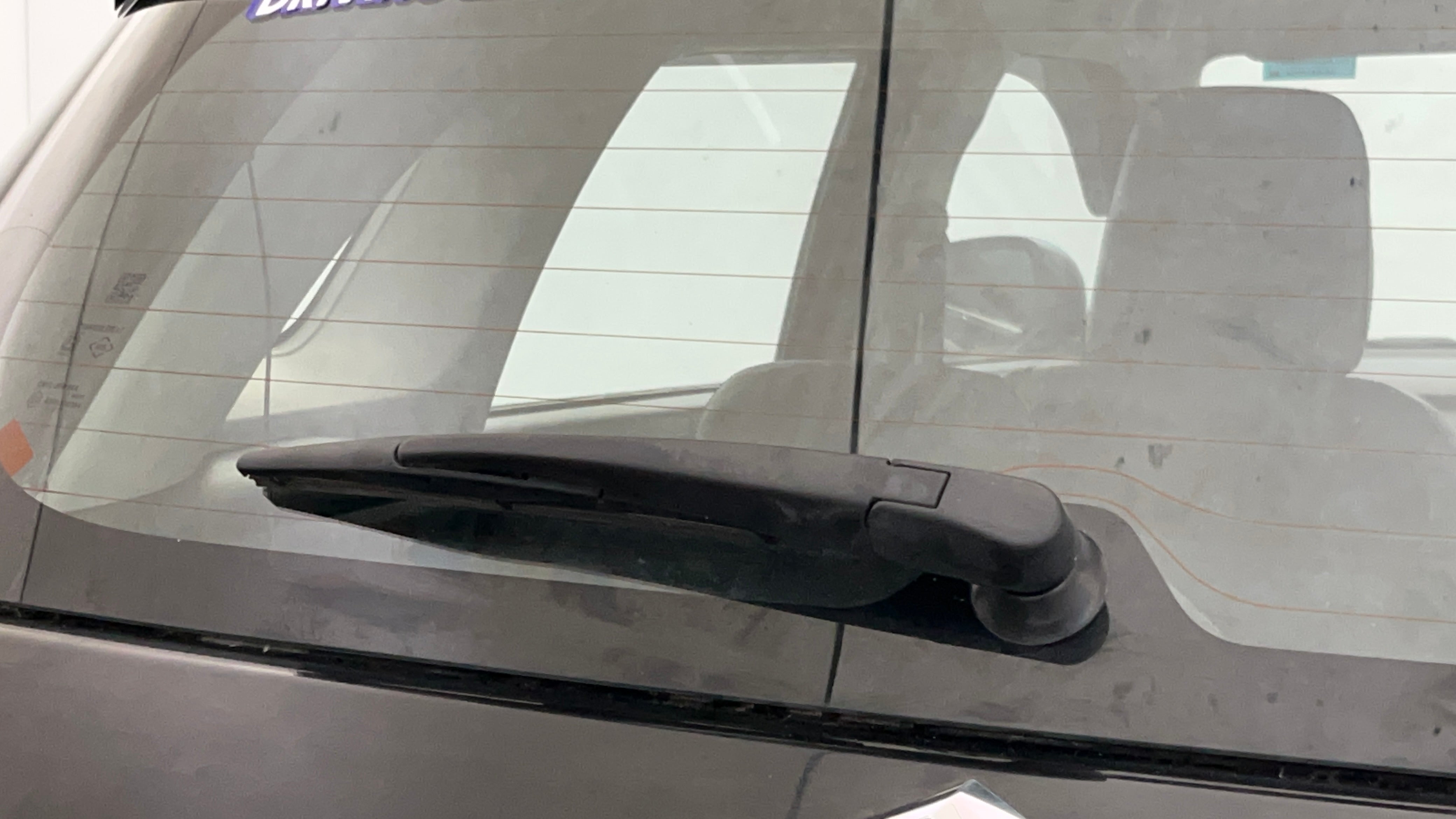 Rear windshield wiper of a Maruti Suzuki Brezza
