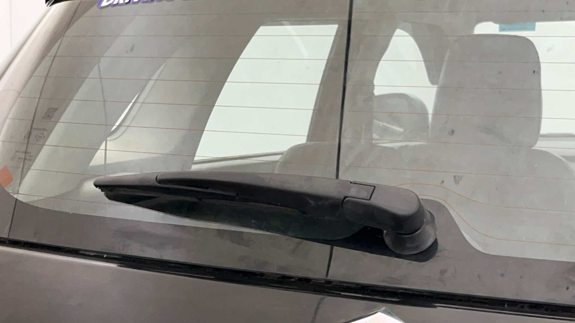 Rear windshield wiper of a Maruti Suzuki Brezza