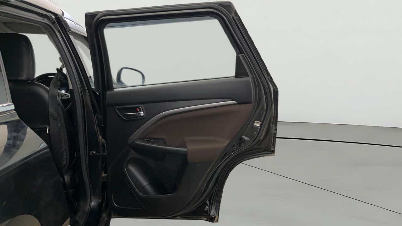 Rear door interior of a Maruti Suzuki Brezza