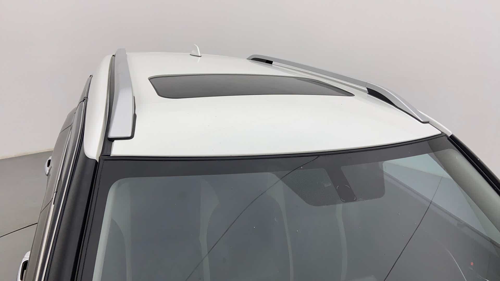 Sunroof and roof rails view of a Maruti Suzuki Brezza