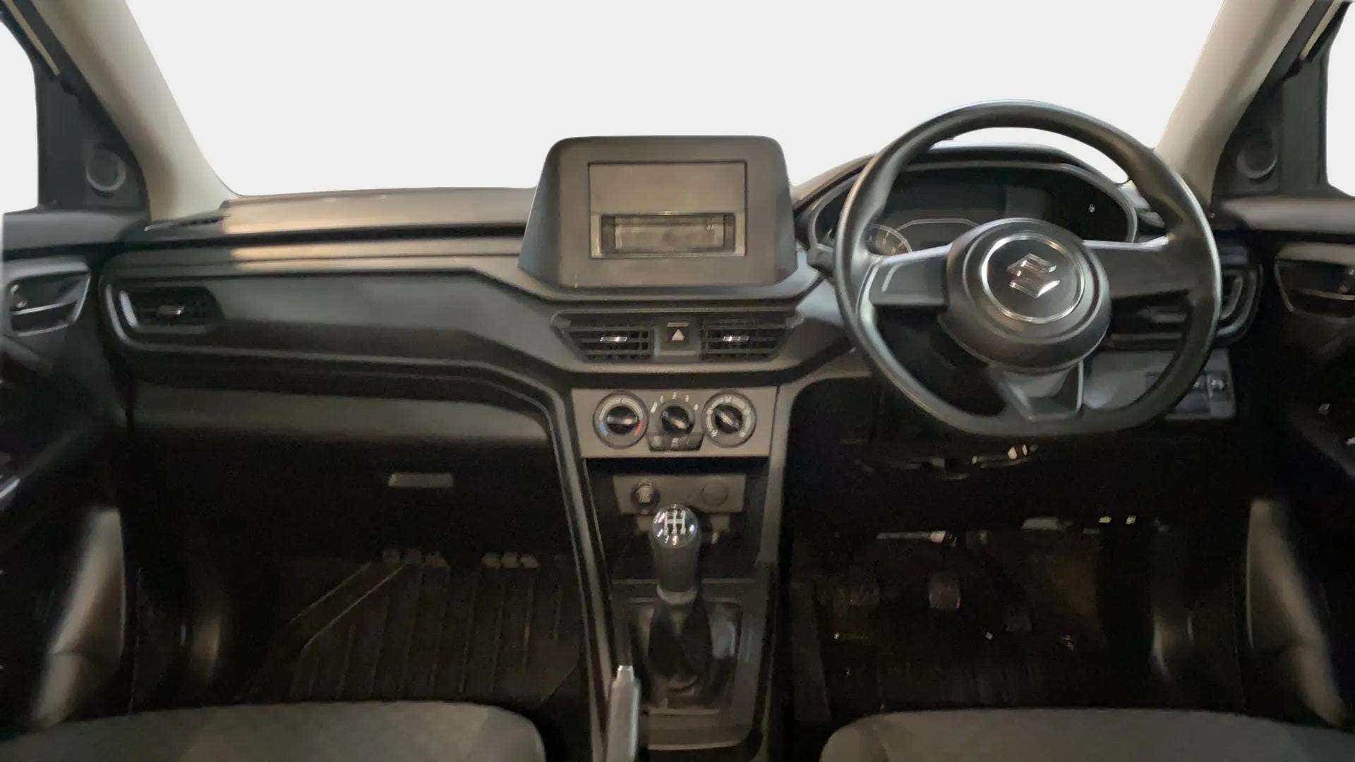 Dashboard and steering view of a Maruti Suzuki Brezza