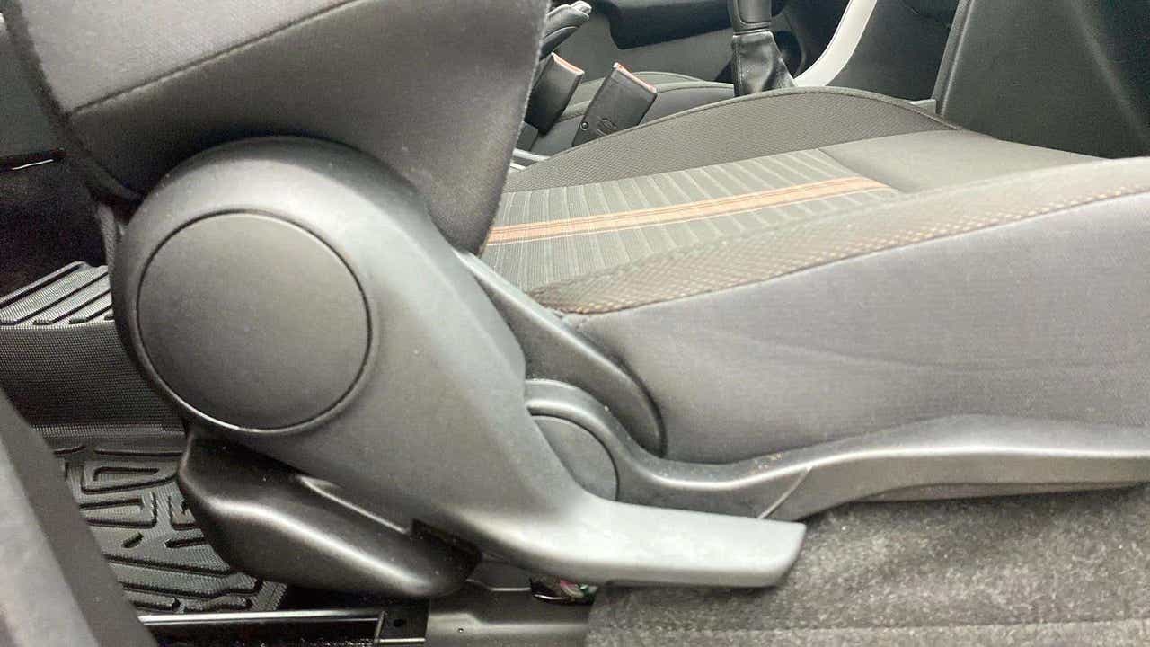 Side view of a Maruti Suzuki Brezza car seat interior