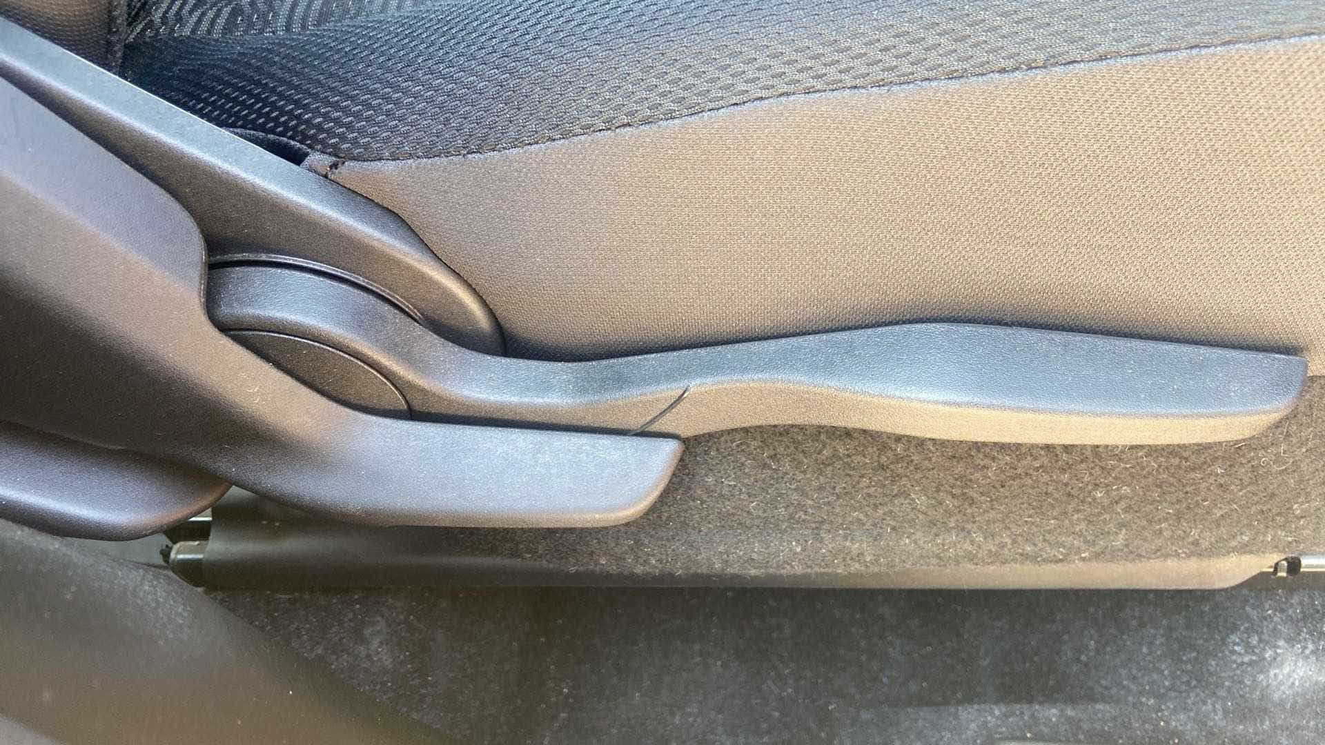 Side seat adjustment lever of a Maruti Suzuki Brezza