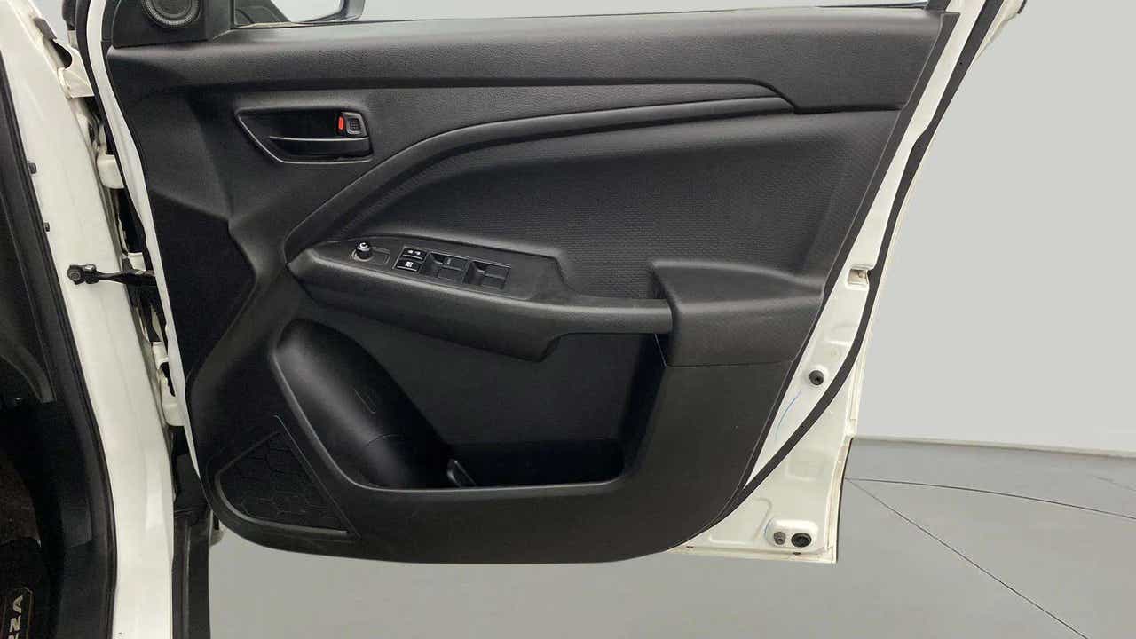 Front driver-side door panel of a Maruti Suzuki Brezza