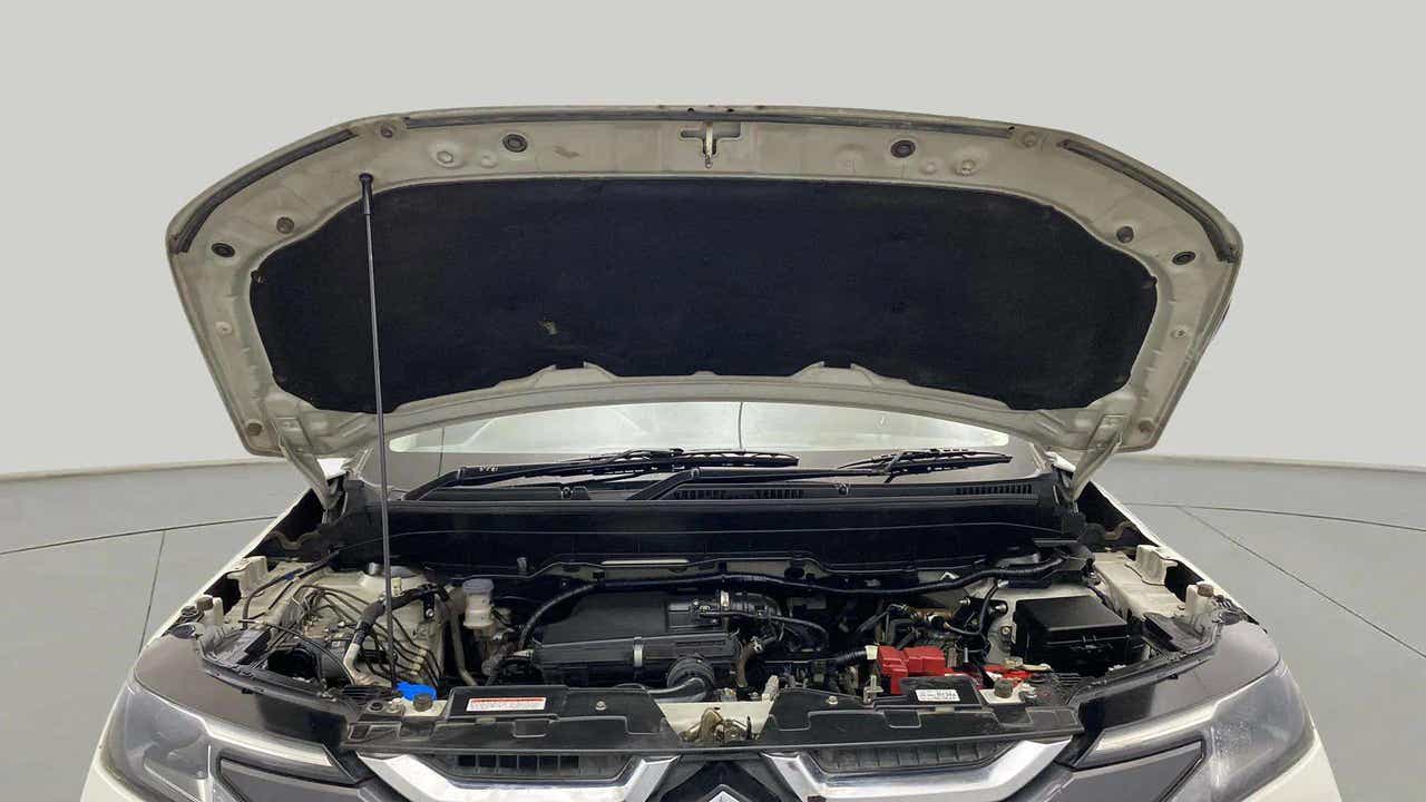 Engine bay of a Maruti Suzuki Brezza