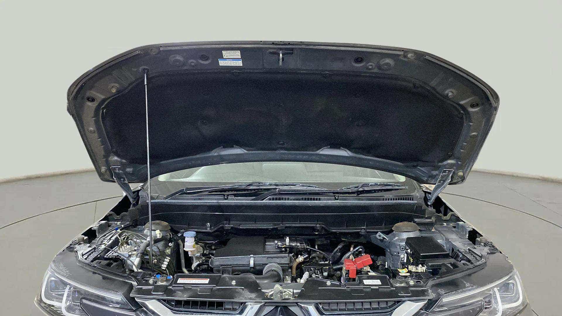 Engine bay view of a Maruti Suzuki Brezza