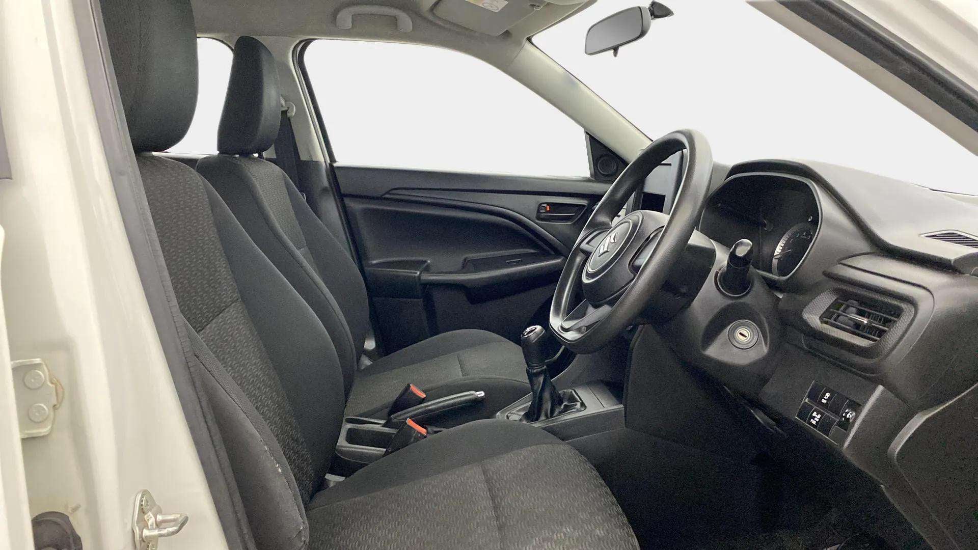 Front interior view of a Maruti Suzuki Brezza