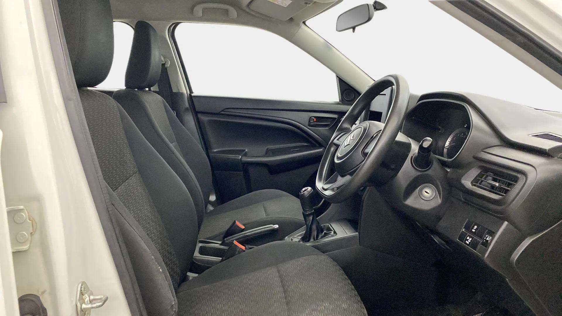 Front interior view of a Maruti Suzuki Brezza