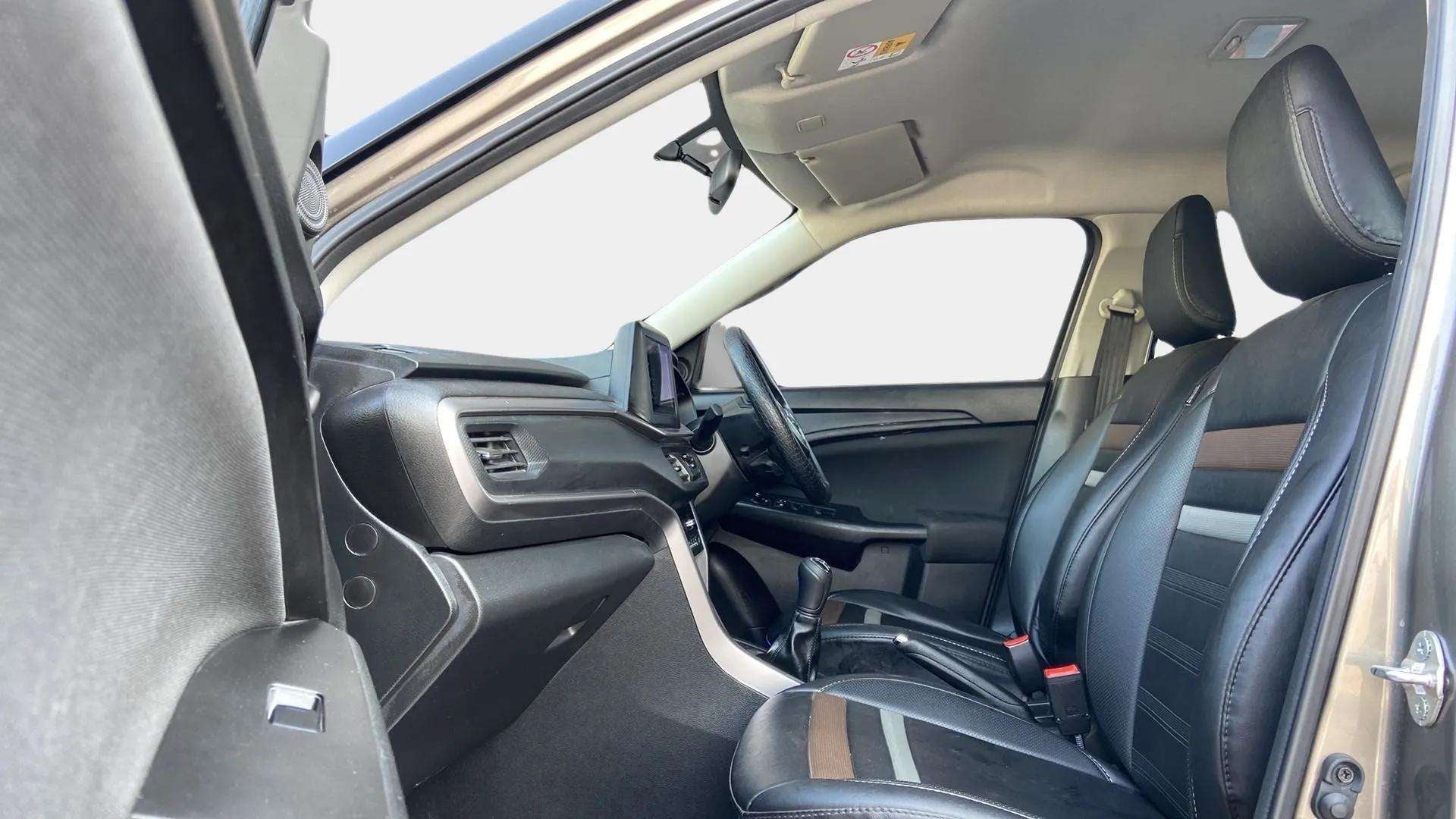 Dashboard and front seats of a Maruti Suzuki Brezza