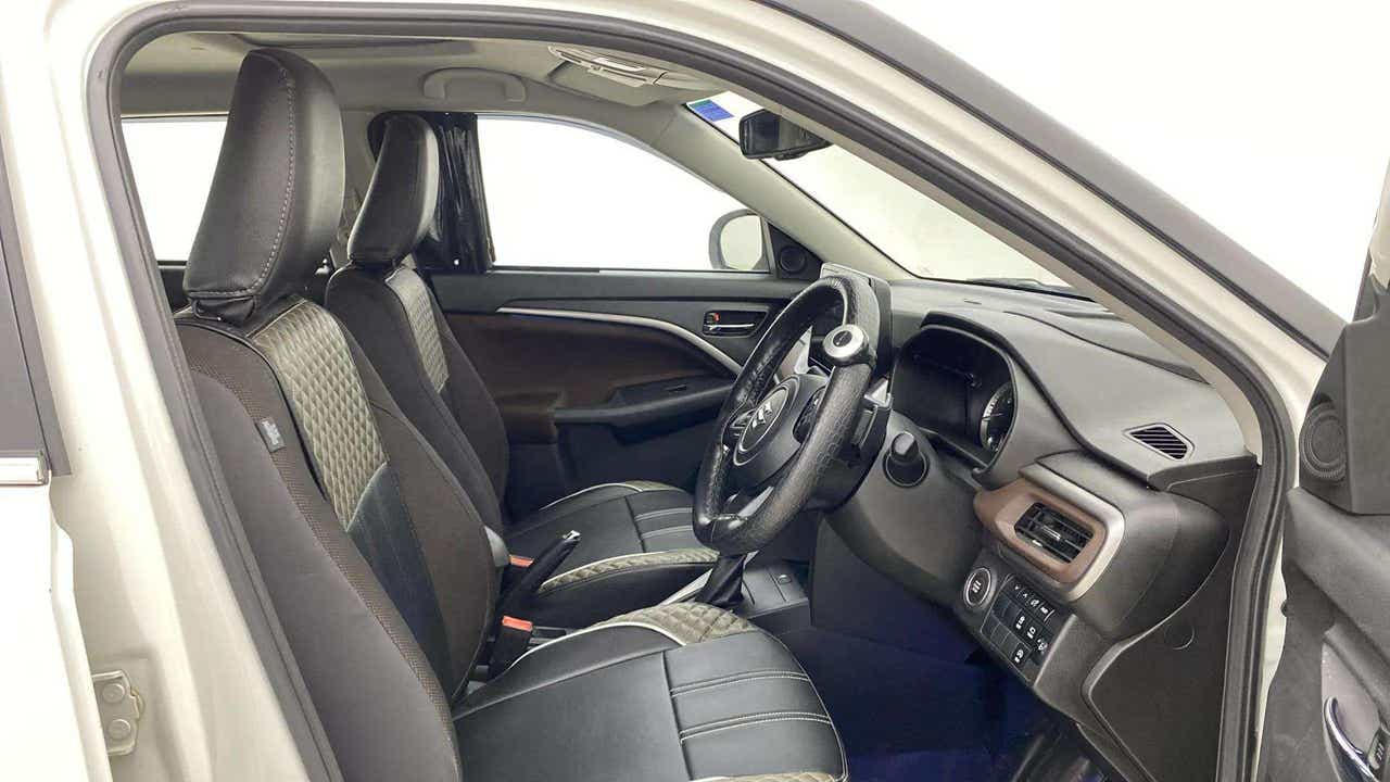 Front interior view of a Maruti Suzuki Brezza