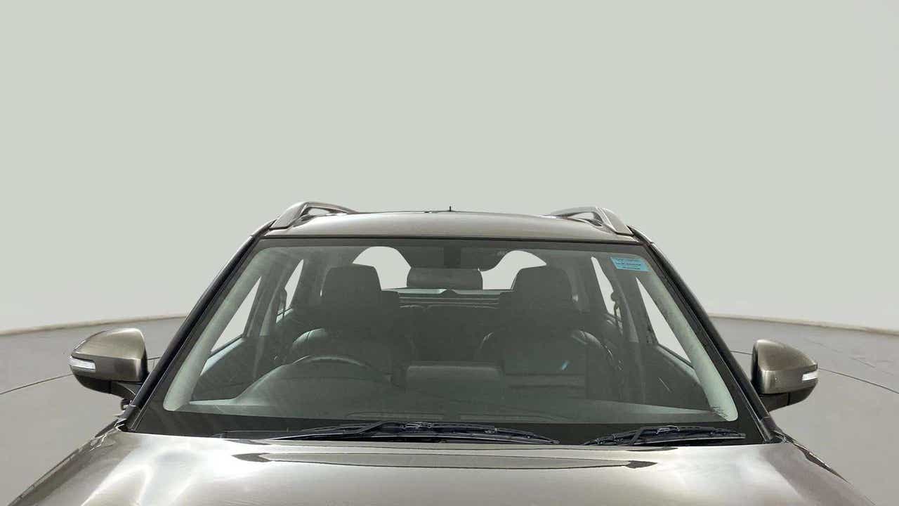 Front view of a Maruti Suzuki Brezza