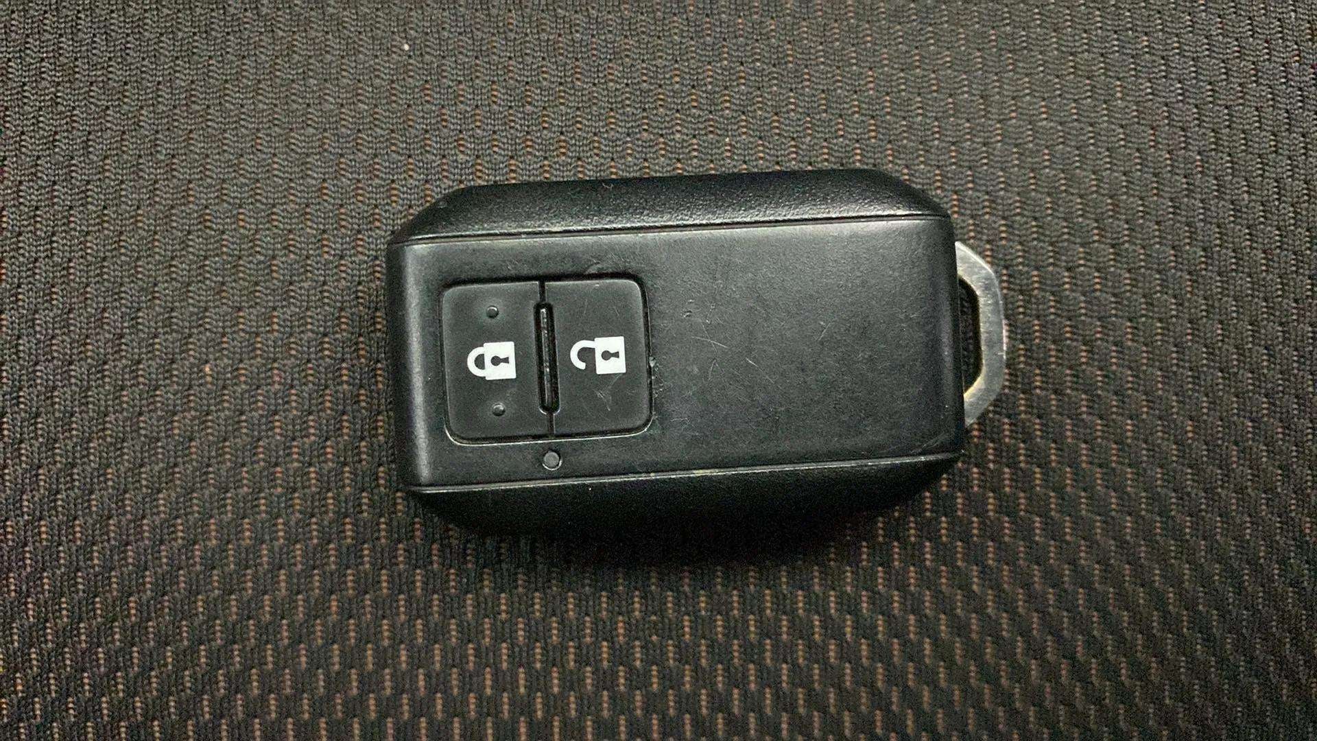 Key fob of a Maruti Suzuki Brezza