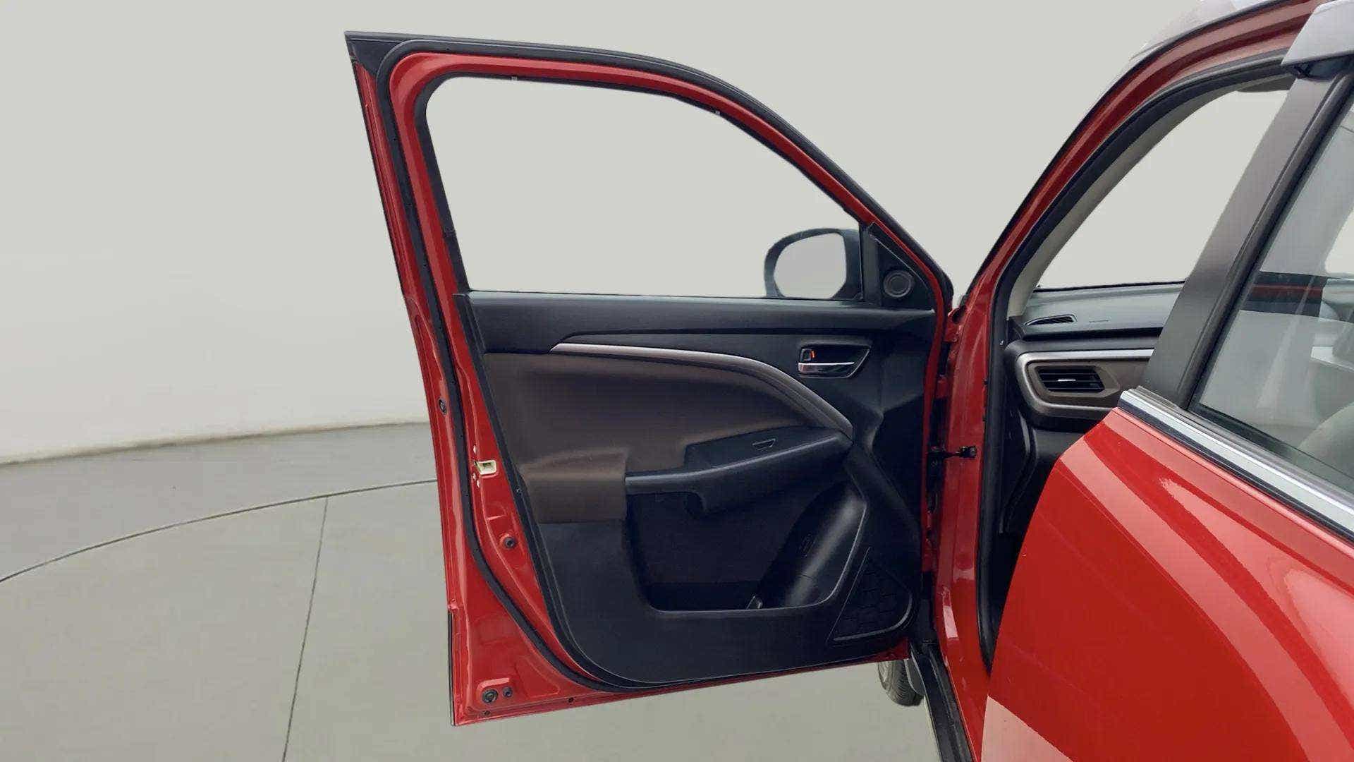 Front door panel view of a Maruti Suzuki Brezza