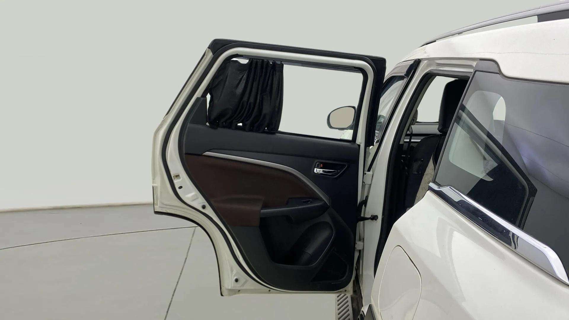 Rear door interior of a Maruti Suzuki Brezza