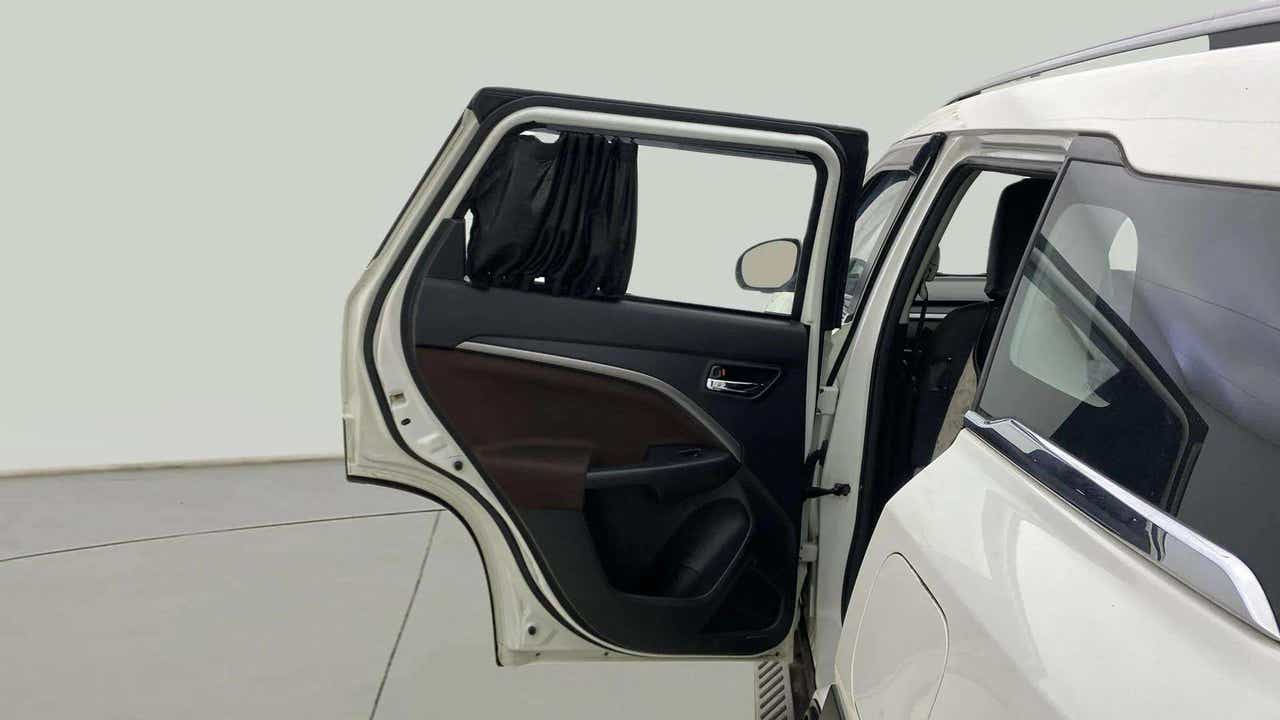 Rear door interior of a Maruti Suzuki Brezza