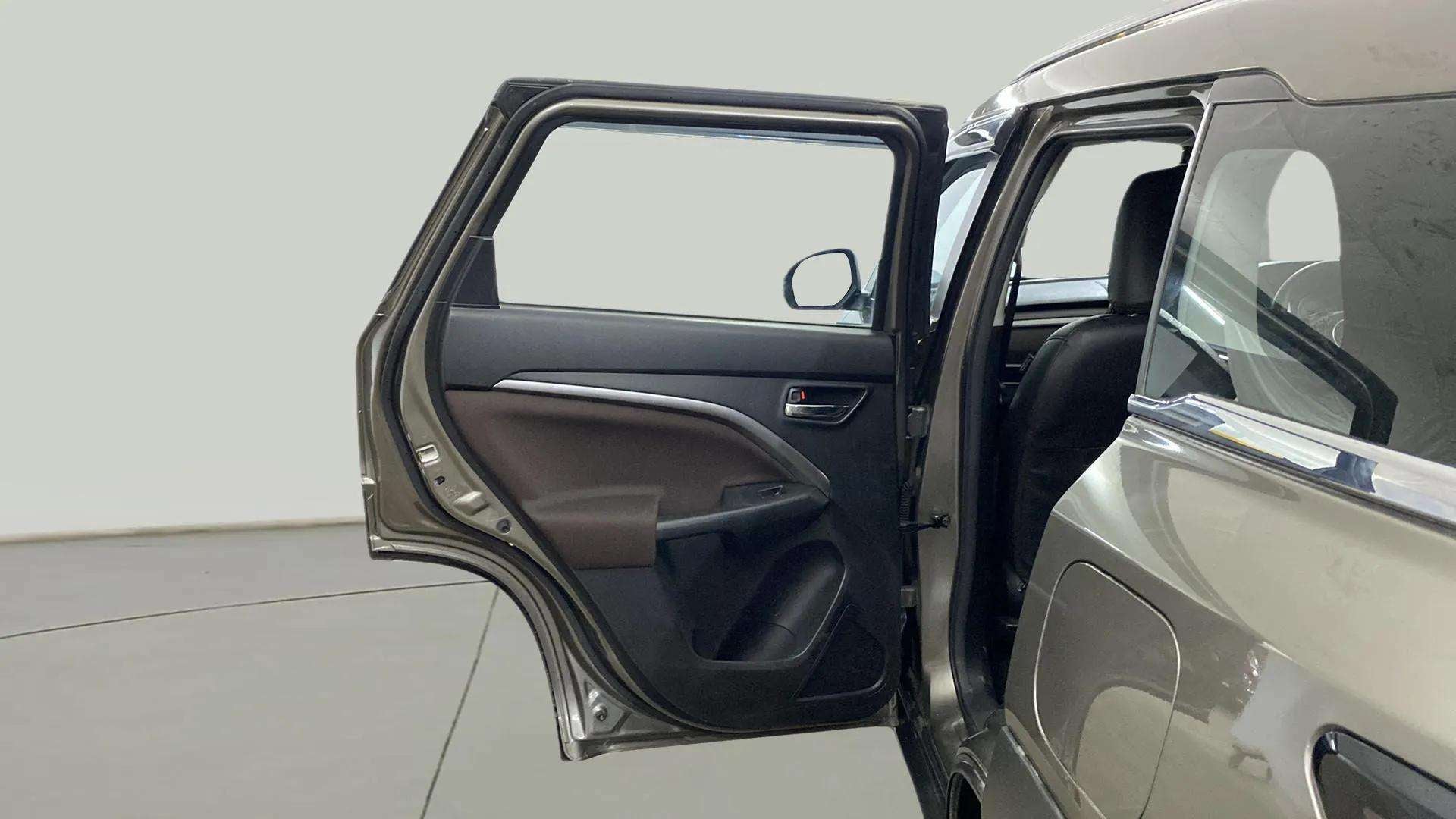 Rear door interior of a Maruti Suzuki Brezza