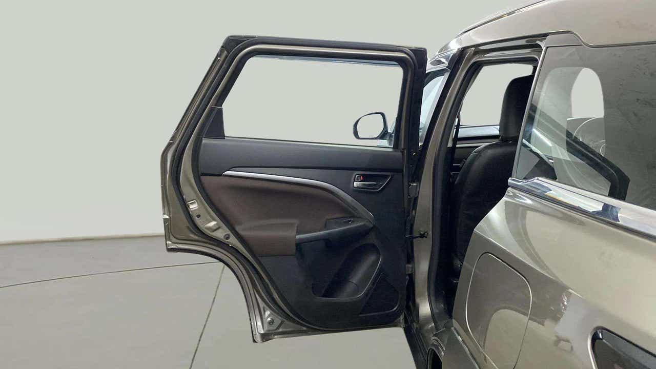 Rear door interior of a Maruti Suzuki Brezza