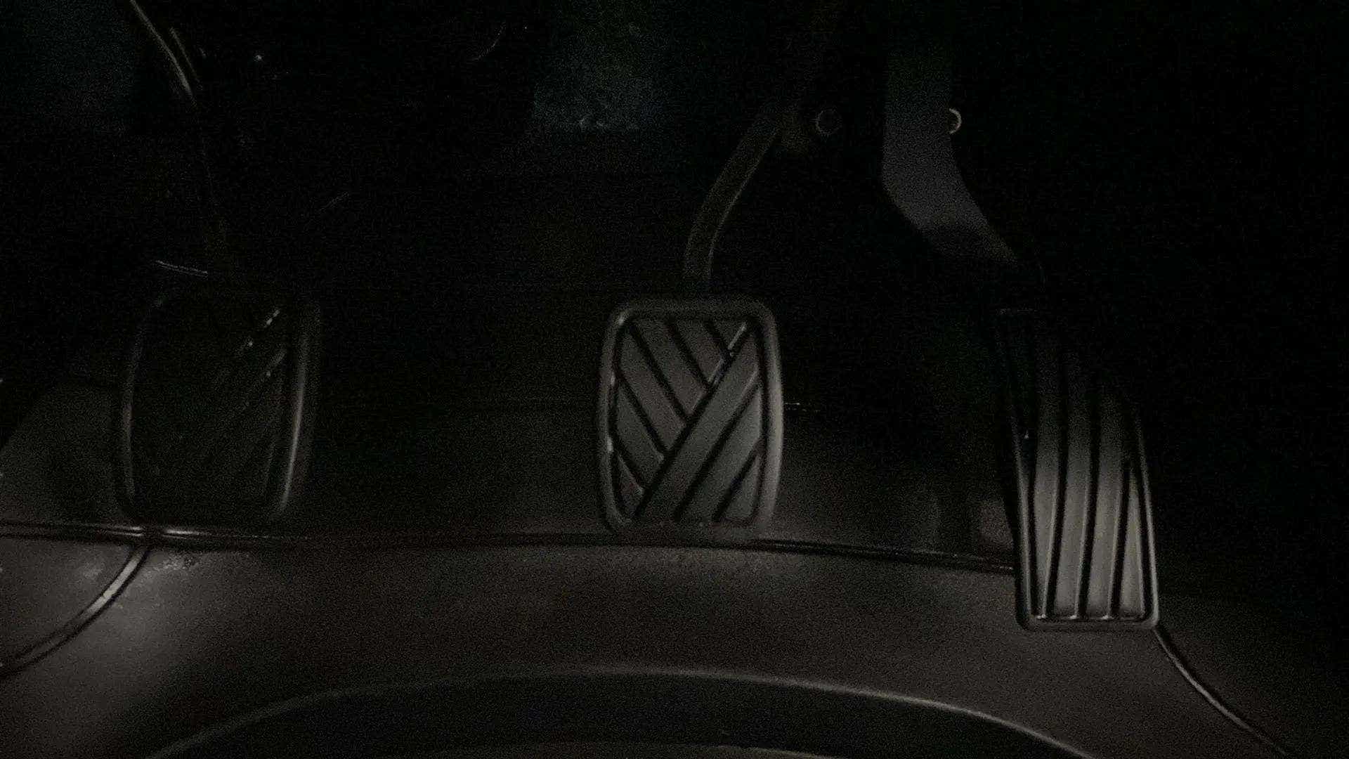 Pedal area close-up of a Maruti Suzuki Brezza