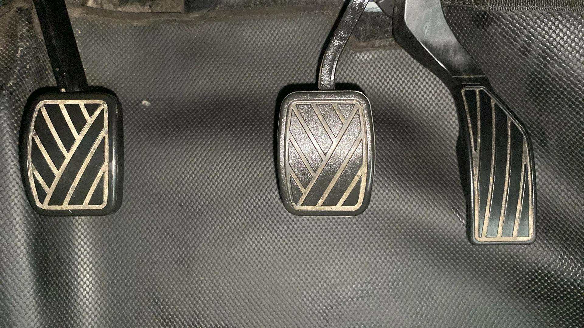 Pedals view of a Maruti Suzuki Brezza