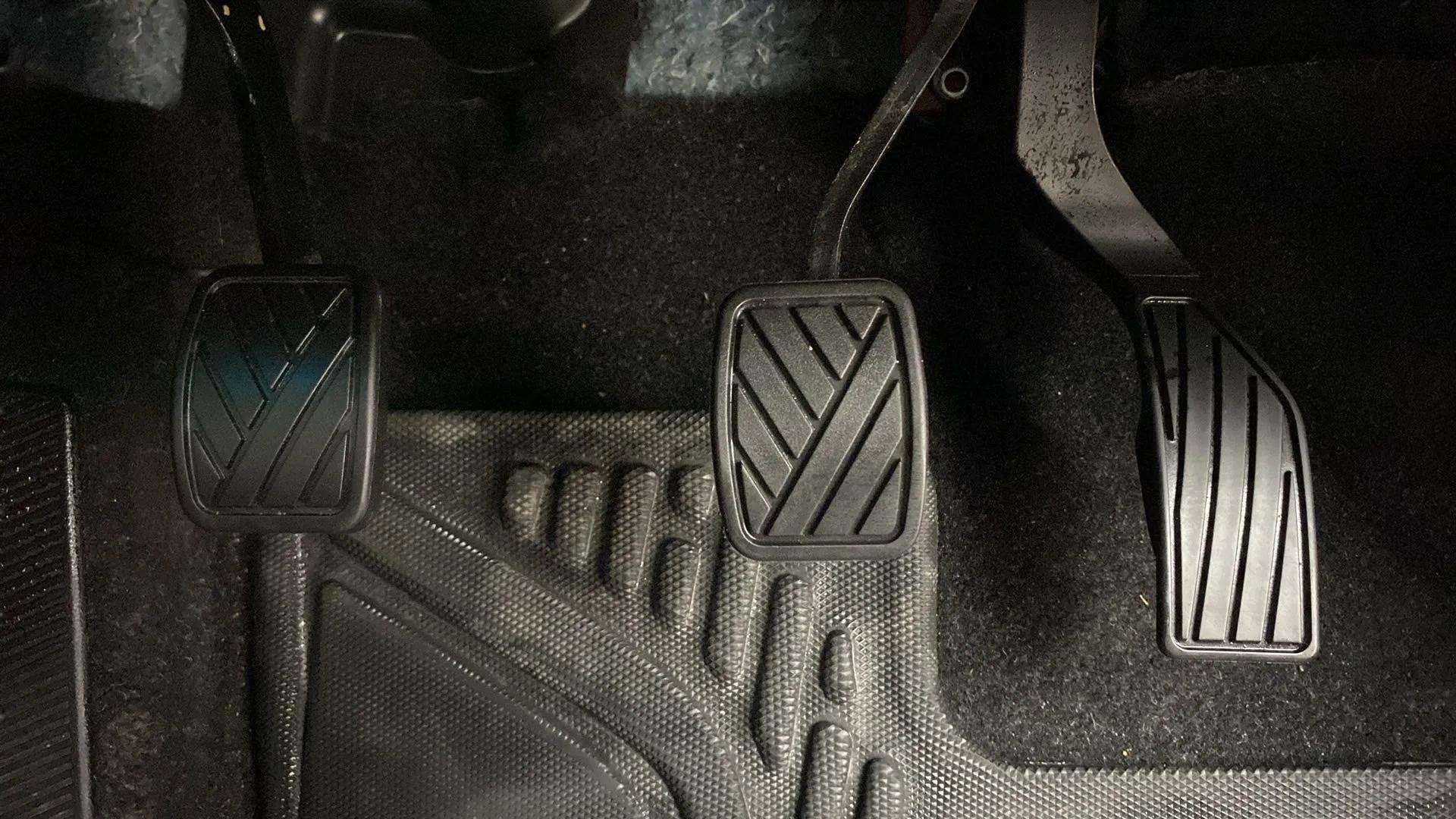 Foot pedals of a Maruti Suzuki Brezza