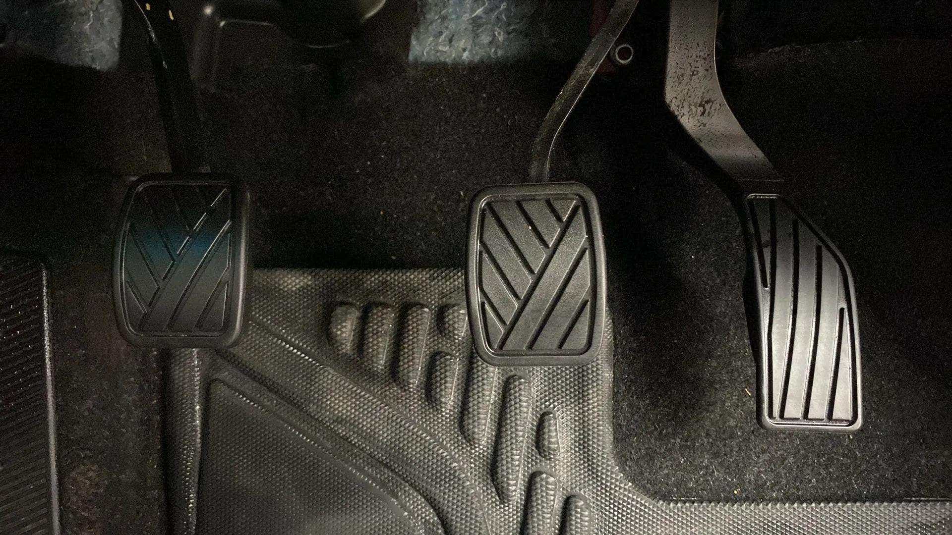 Foot pedals of a Maruti Suzuki Brezza