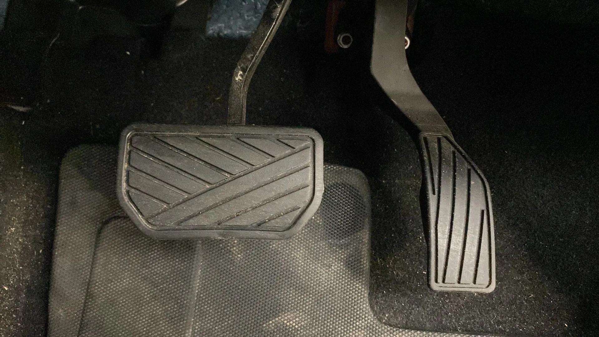 Footwell pedals view of a Maruti Suzuki Brezza