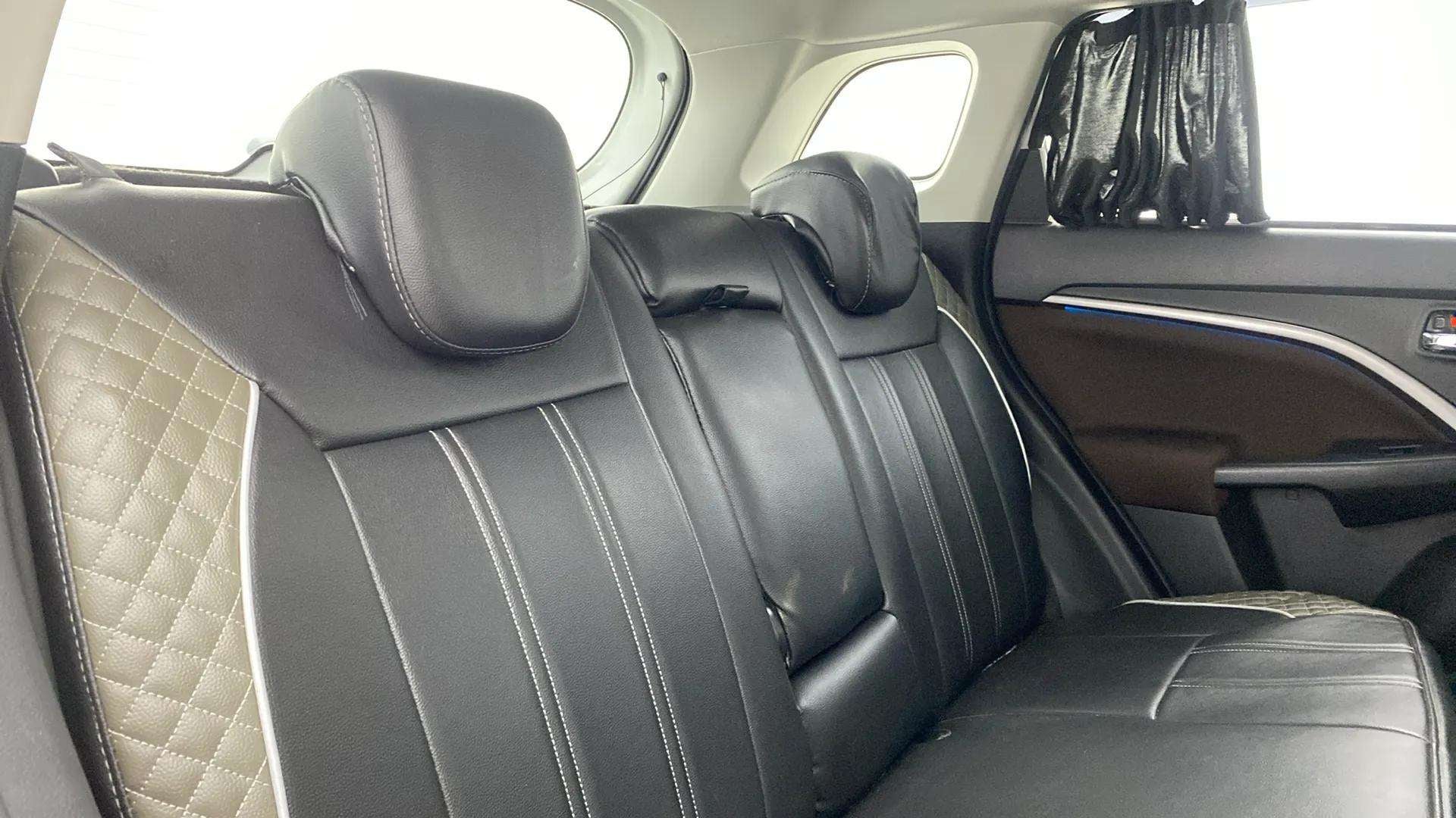 Rear seat and door panel of a Maruti Suzuki Brezza