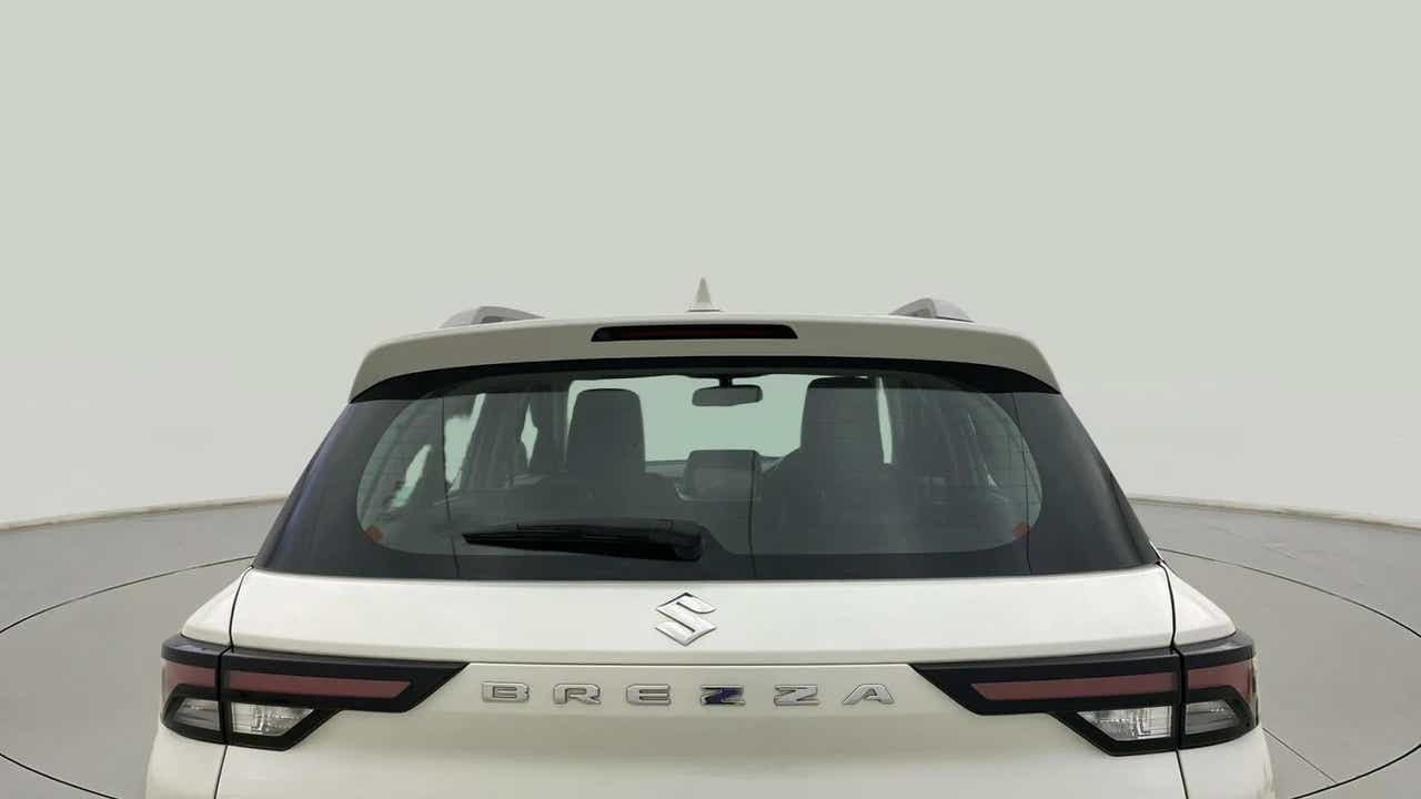 Rear view of a Maruti Suzuki Brezza