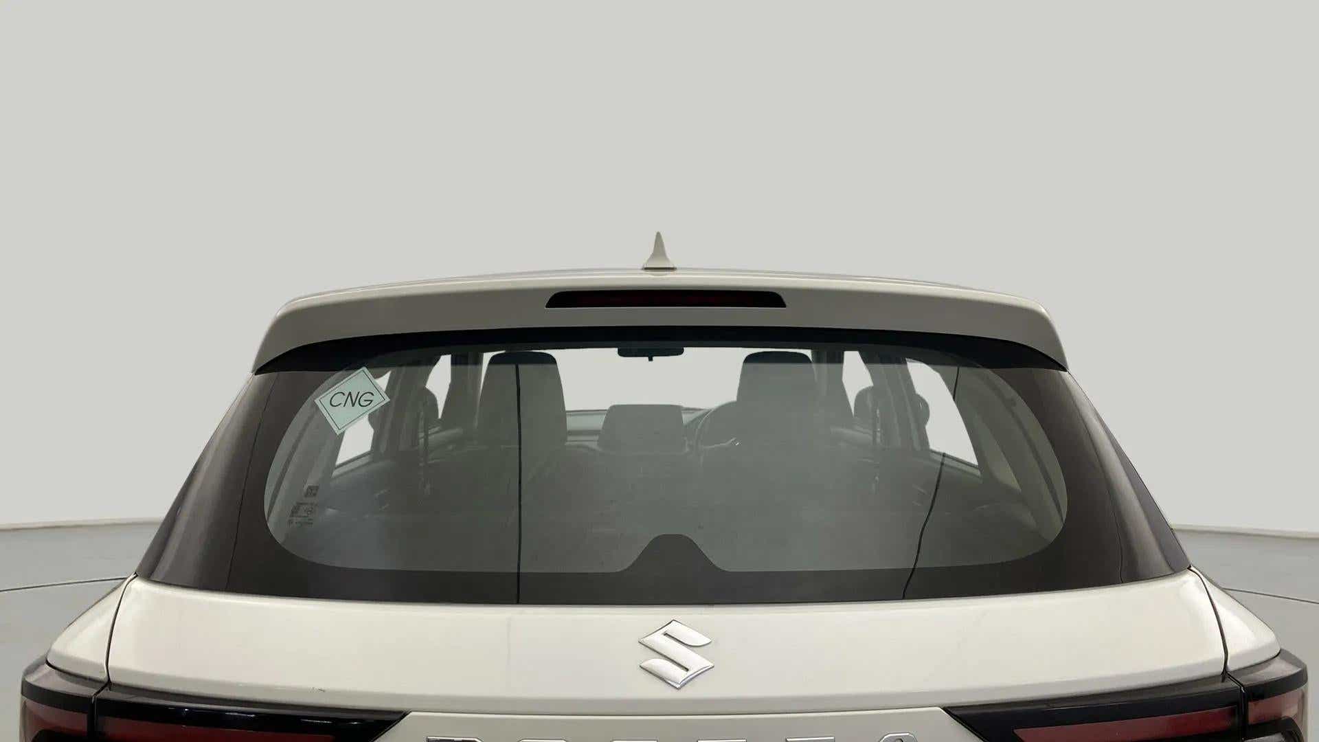 Rear view of a Maruti Suzuki Brezza