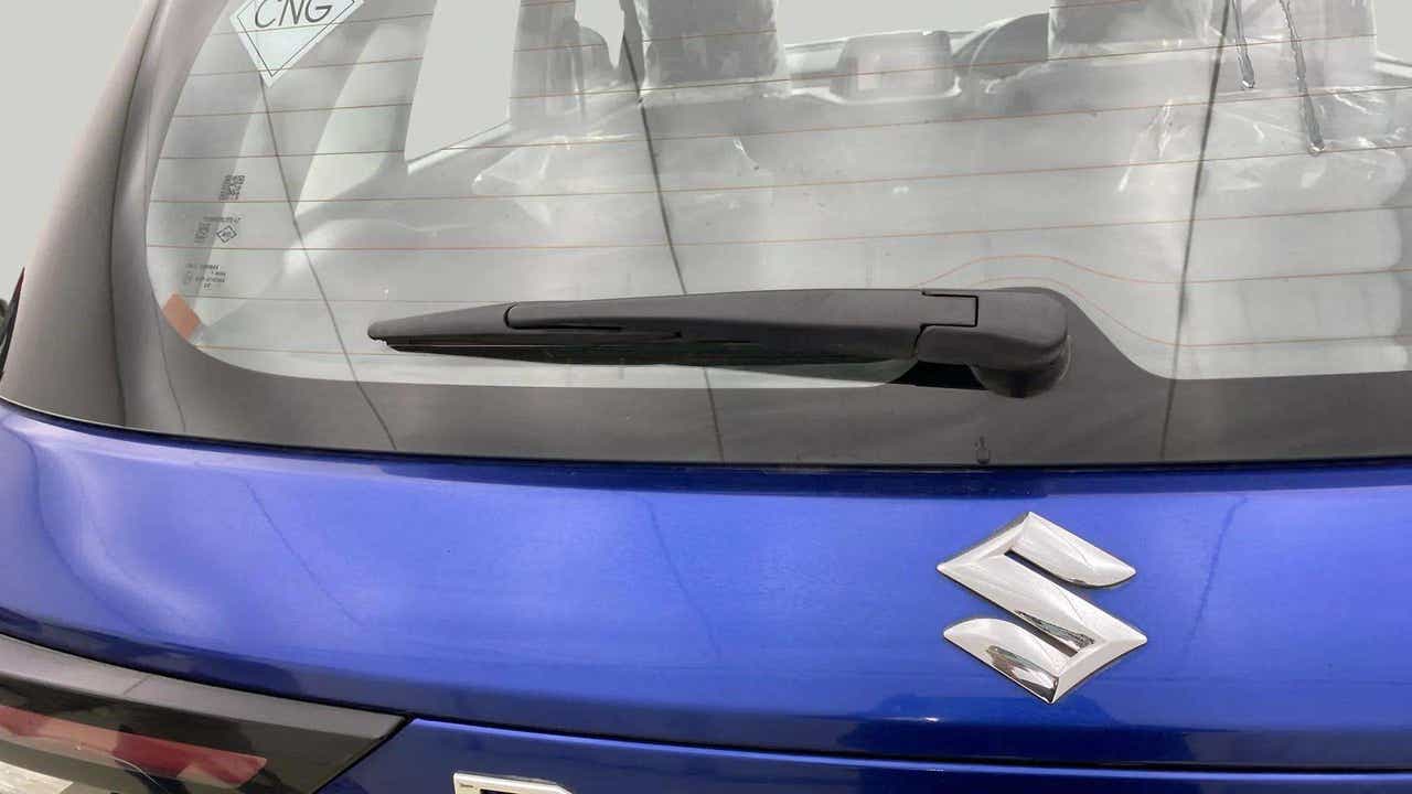 Rear view of a Maruti Suzuki Brezza