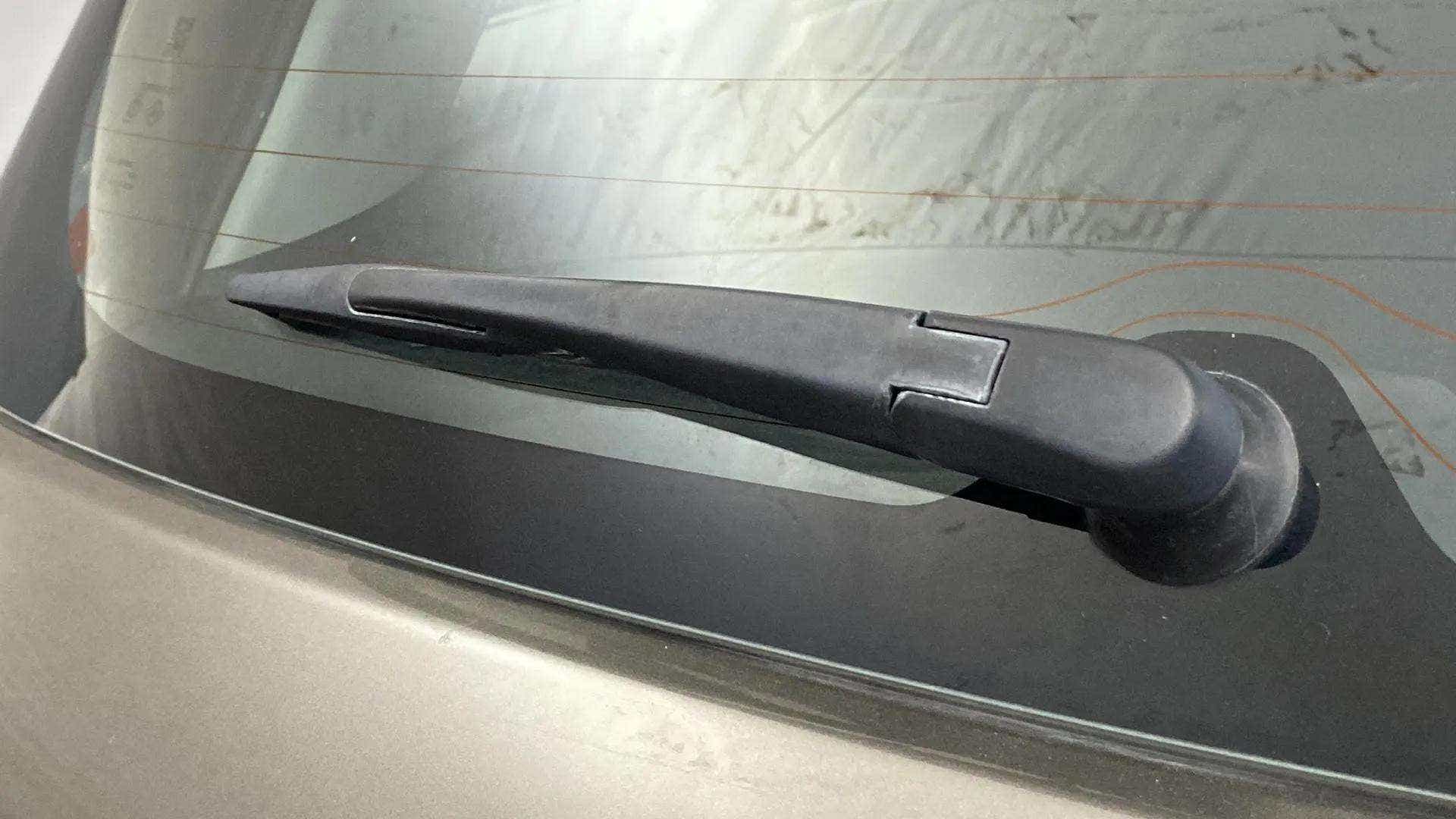 Rear wiper view of a Maruti Suzuki Brezza